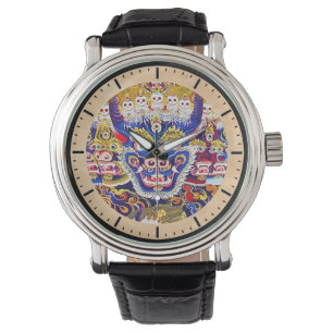 Montre Cool oriental tibetan thangka Godtattoo art