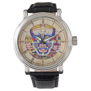 Montre Cool oriental tibetan thangka Godtattoo art