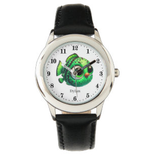 Montre Cool Poisson ajouter nom garçons Watch