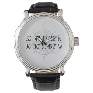 Montre Coordonnées de base GPS Compass