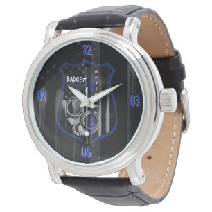 Montre Cop Retirement Watch Edit - Insigne personnalisé#