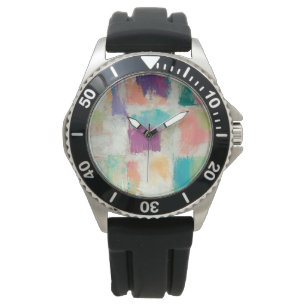 Montre Copie abstraite   Mike Schick de pierre des