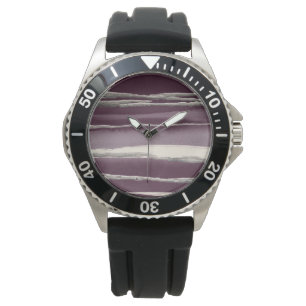 Montre Copie d'abrégé sur pourpre de rose d'argent