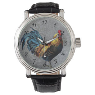 Montre Coq Bantam coloré