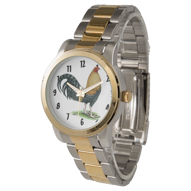 Montre Coq de combat : Dom ou Crele (Incliné)