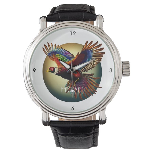 Montre Coq Faisan en vol (devant)