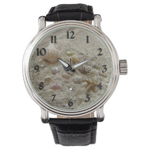 Montre Coquillages et littoral de sable de plage