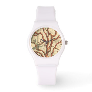 Montre Corail en bois et petit