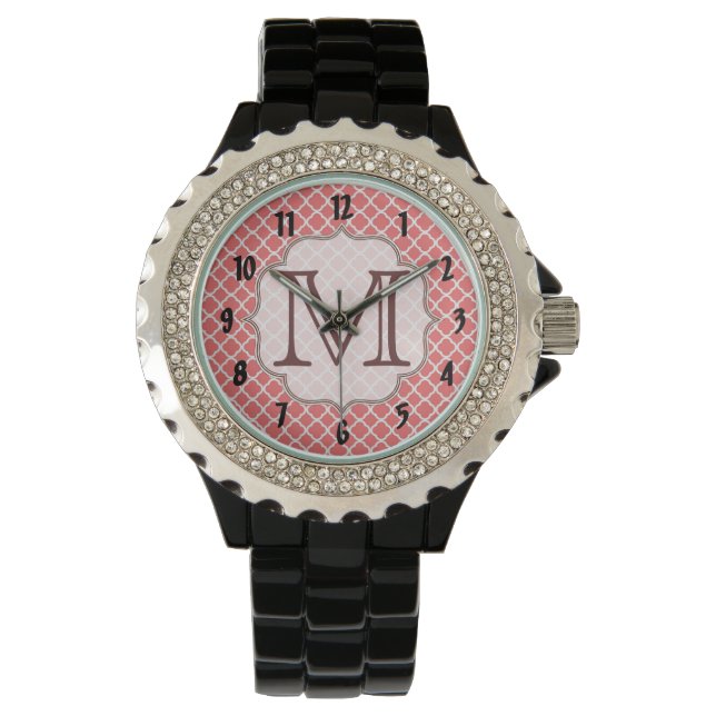 Montre Corail Quarterfoil Latti Monogramme Monogramme Mon (devant)