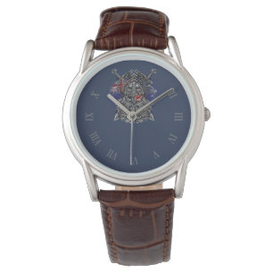 Montre Corbeaux d'Odin épées Mythologie Viking drapeau Au
