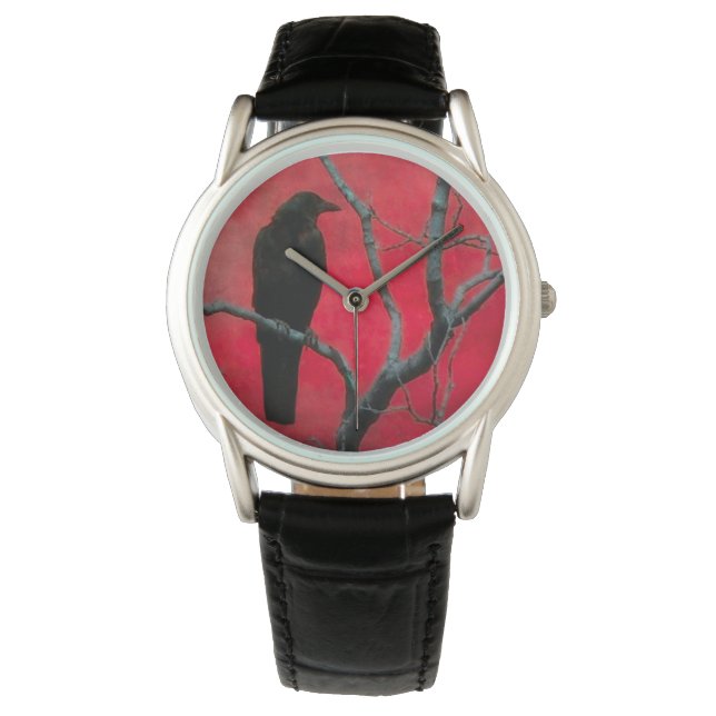 Montre Corneille rouge (devant)