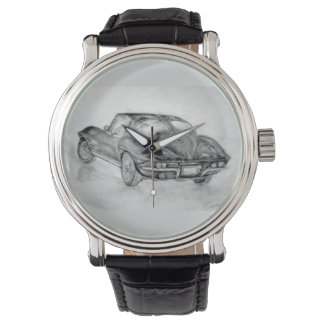 Montre corvette, corvettes, classique, voiture classique,