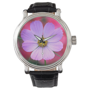 Montre Cosmos rose Flower Watch
