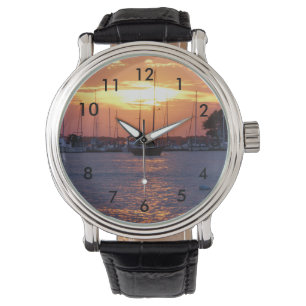 Montre Coucher de soleil de la passion violette
