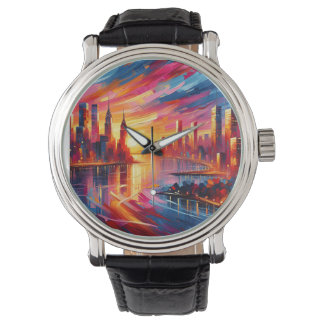 MONTRE COUCHER DE SOLEIL DE VILLE