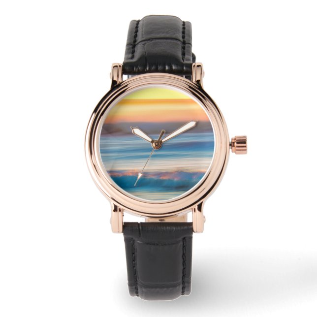 Montre Coucher de soleil et océan | Parc d'État de Cape D (Recto)