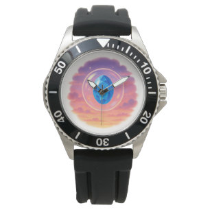 Montre Coucher de soleil Gemme Bleue Mystique – Conceptio
