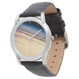 Montre Coucher De Soleil Orbital Au Large De La Basse Cal