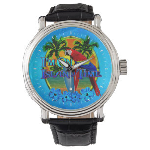 Montre Coucher du soleil de temps d'île