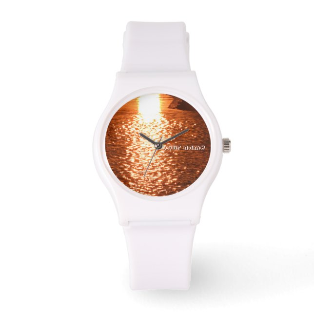 Montre Coucher du soleil sur l'eau (Recto)