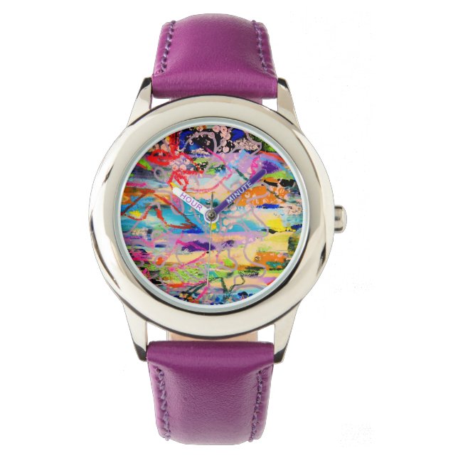 Montre Couches chaudes par Sangria de l'Art de Lydia (devant)