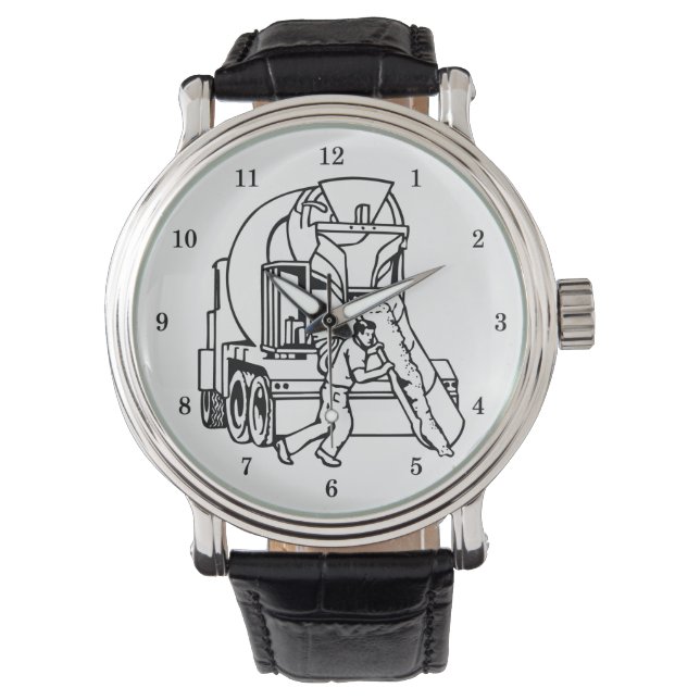Montre Coucheur de ciment professionnel (devant)