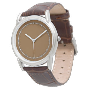 Montre Couleur Arrière - plan Brown que vous pouvez Custo