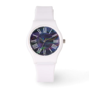 Montre Couleur d'eau abstraite fumé