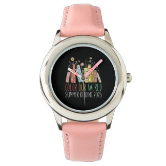 Montre Couleur Notre Monde Lecture Été 2025