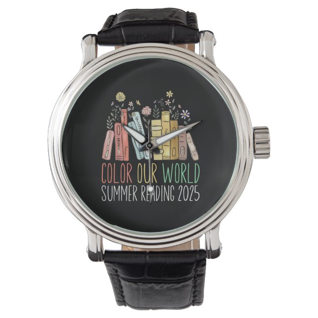 Montre Couleur Notre Monde Lecture Été 2025 (devant)