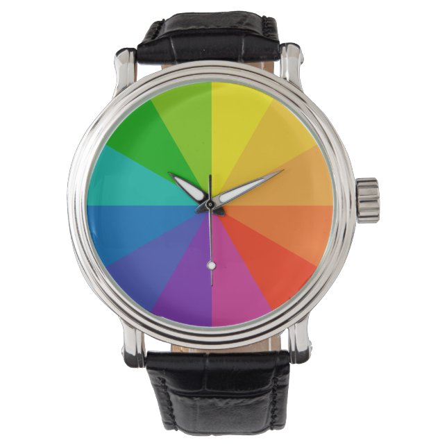 Montre couleur roue théorie école science teinte disque l (devant)