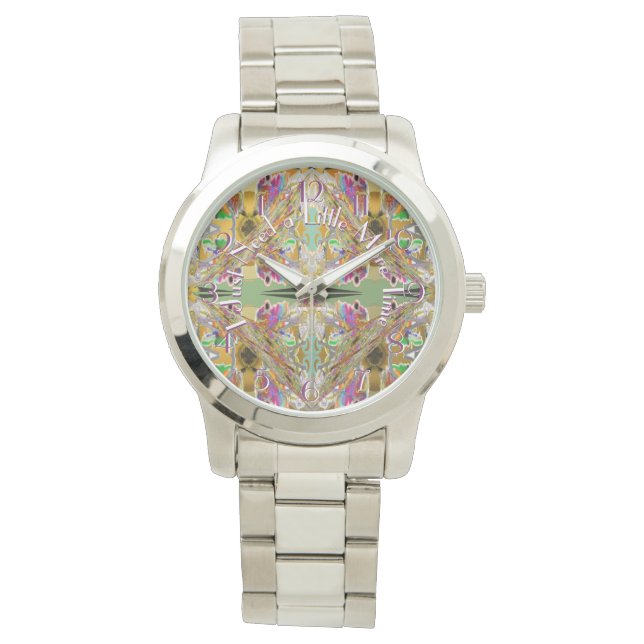 Montre Couleurs de bijoux Regarder vers l'arrière (devant)