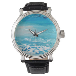 Montre Couleurs d'eau peintes