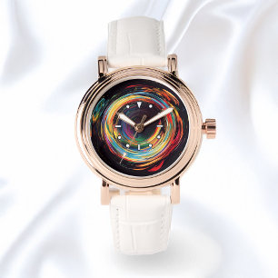 Montre Couleurs Et Textures Visuelles Art Abstrait