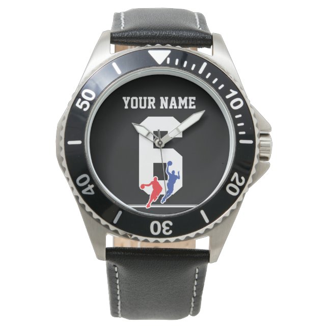 Montre Couleurs personnalisables de l'équipe de maillot d (devant)