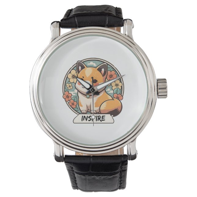 Montre Coupe Cute Shiba Inu (devant)