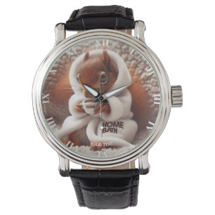 Montre Coupe de café Imaginaire Cute Squirrel