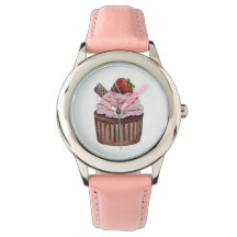 Coupe De Fraise Cute À L'Aquarelle