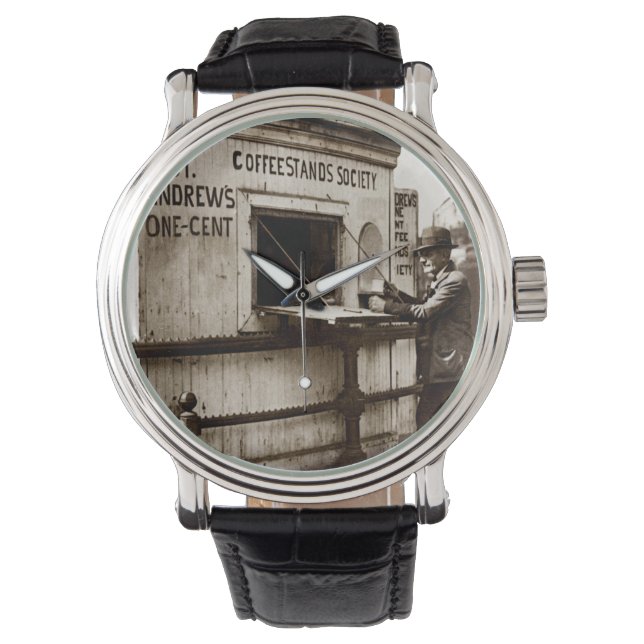 Montre Coupe vintage Penny Cup de café (devant)