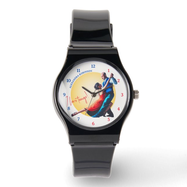 Montre Couple d'art passion danse tango argentin (Recto)