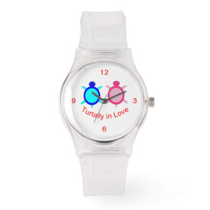 Montre Couple de tortue mignonne