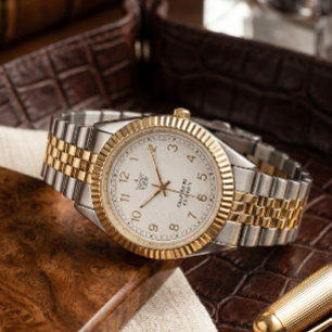 Montre Couronne Fusion Bicolore Luxe - Élégante