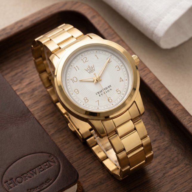 Montre Couronne Fusion Or Luxe - Élégante (Créateur téléchargé)