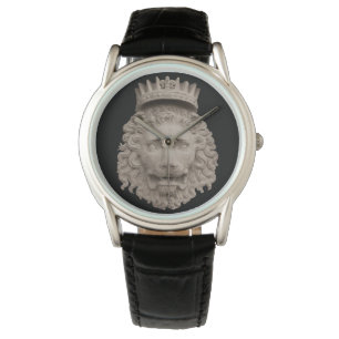 Montre couronnée de lion