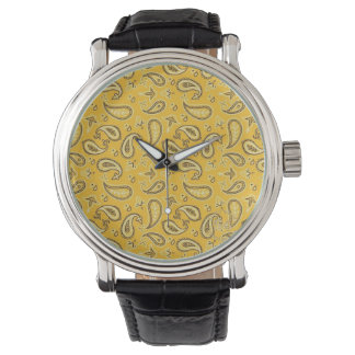 Montre Coussin jaune