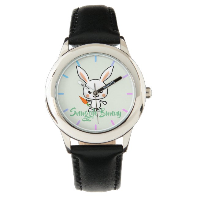 Montre Cousu Bunny Kawaii personnalisé (devant)