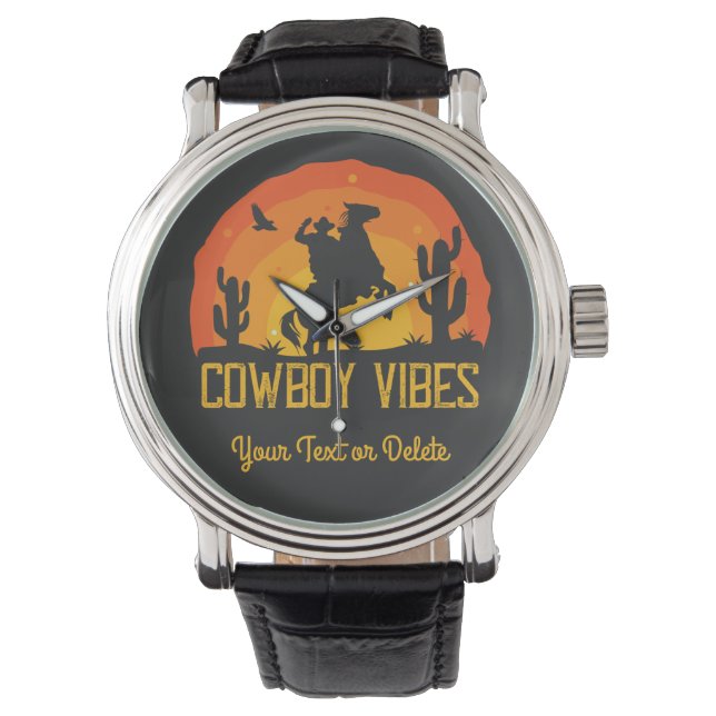 Montre Cowboy Vibes Custom (devant)