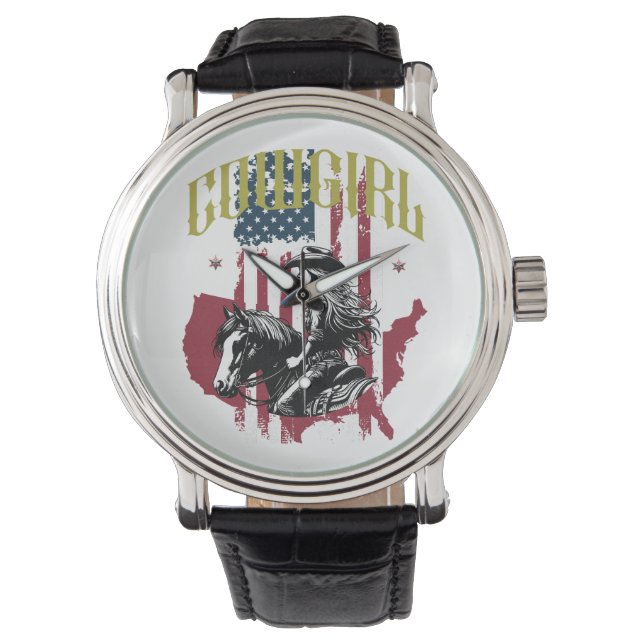 MONTRE COWGIRL USA (devant)