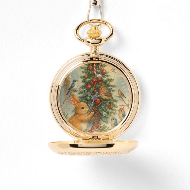 Montre Cozy woodland christmas festive winter cute (Recto)