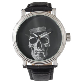 Montre Crâne de chapeau supérieur